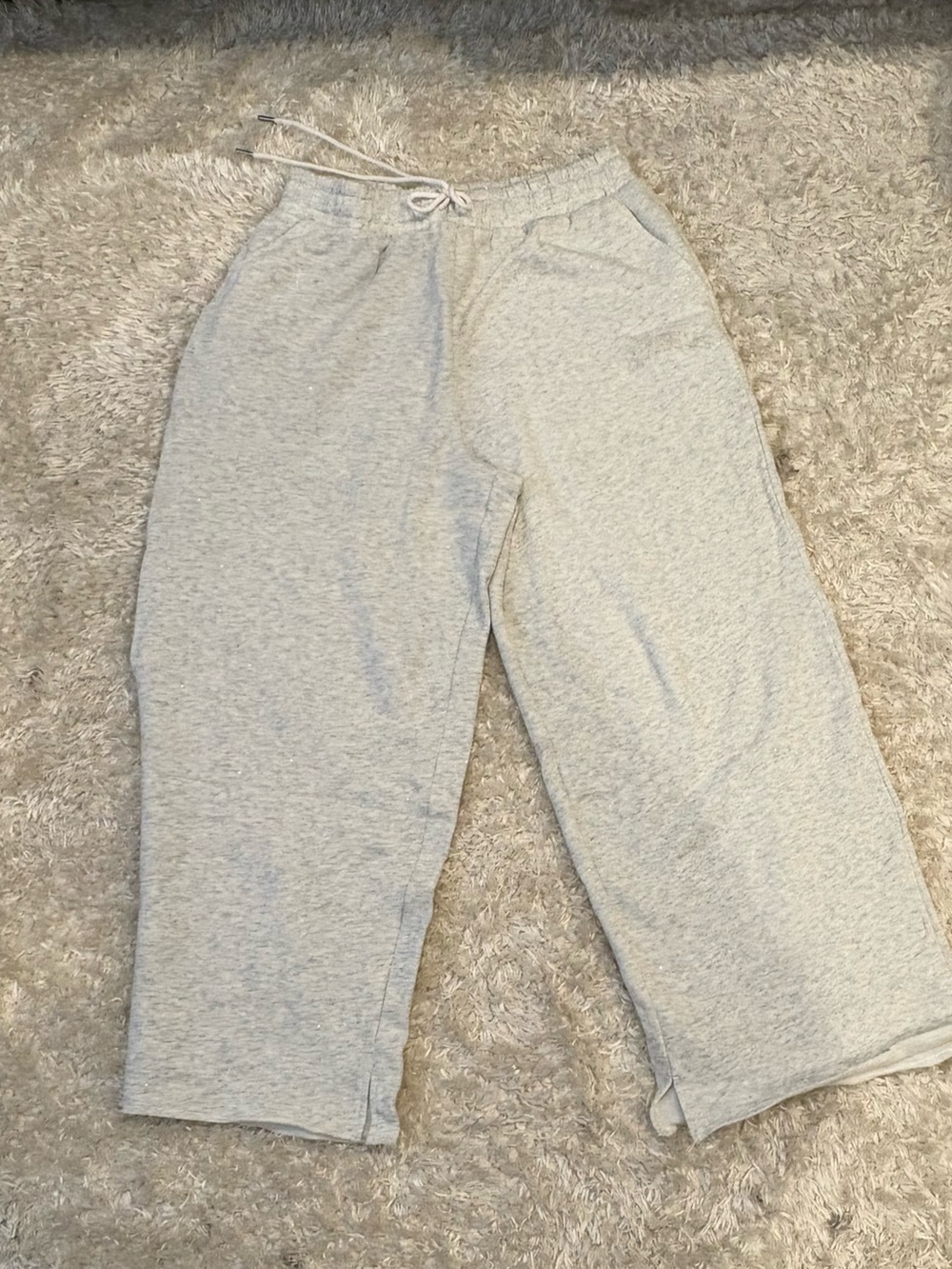 PINK Victoria's Secret Light Gray Kids Sweatpants